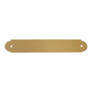 Maleriskilt 15 x 89 mm Messing