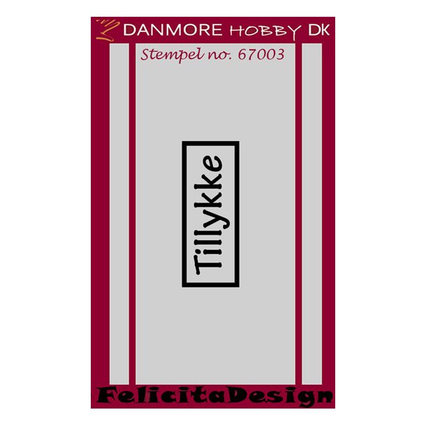 Stempel "Tillykke"