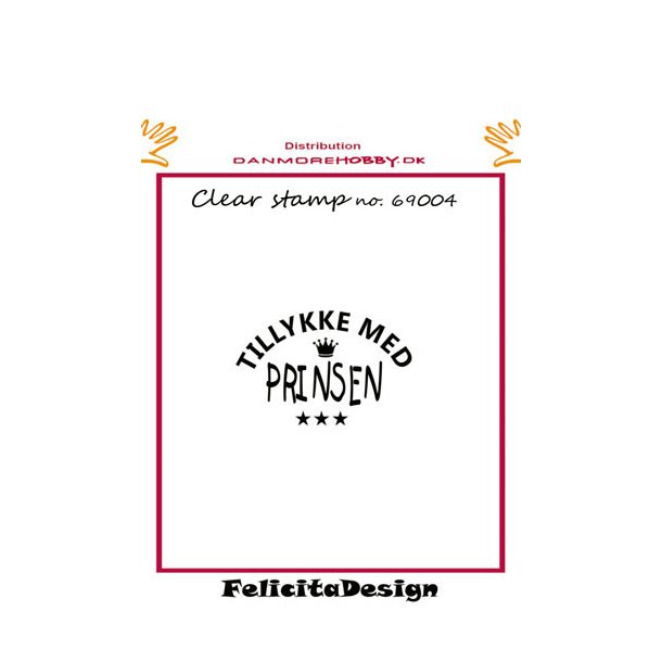 Stempel "Tillykke med prinsen"