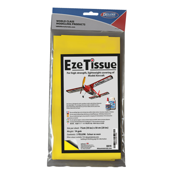 Eze Tissue (yellow), 5 sheets/pack,