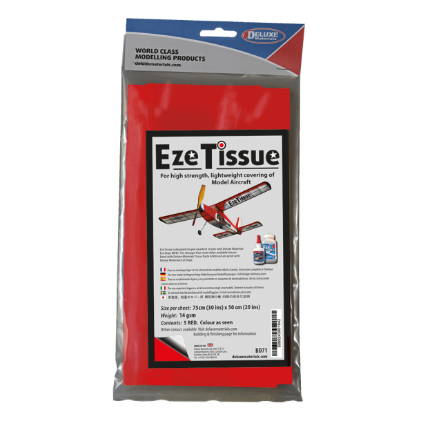 Eze Tissue (red), 5 sheets/pack