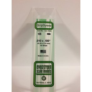 Firkandt profil 0,25x2,5 mm