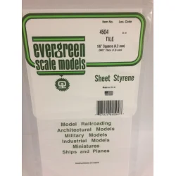 Fortovsfliser - 4,2 x 4,2 mm. 0,62mm fuge