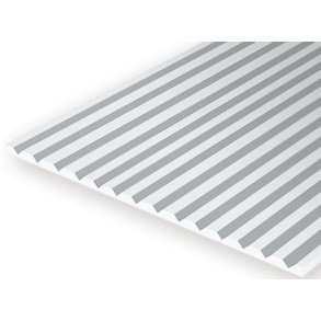 Strukturplade V-fuge, 15x30 cm.3.20 mm