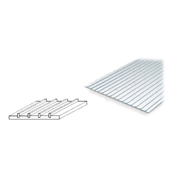 Tagplade - afstand 6,3 mm Bliktag