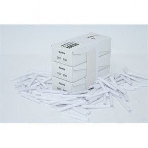 Tombolanummer 1-300 Hvid