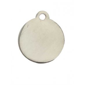 Hunde/katte tegn lille cirkel, Rustfrit