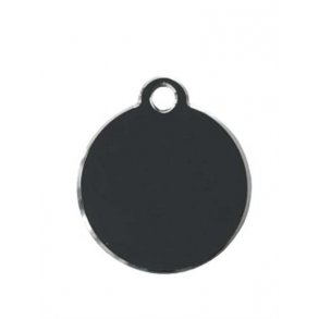 Hunde/Katte tegn  lille cirkel Sort, Aluminium