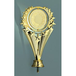 Figur med skruemontering, Guld, til �50mm emblem 165mm h�j