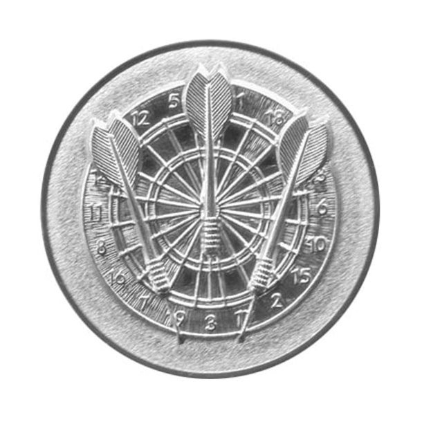 Emblem Dart 3D, 50 mm, Slv