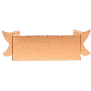 Skjold til gravering, Bronce, 95x33mm