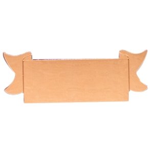 Skjold til gravering, Bronce, 73x27mm