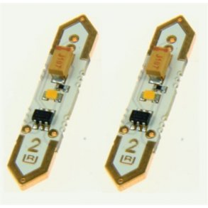 2 LED-Soffitten warmwei�