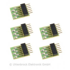 5 Stck 6-poliger Stecker NEM 651